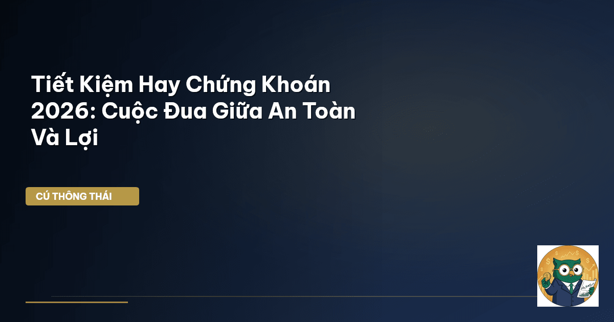 Tiết Kiệm Hay Chứng Khoán 2026: Cuộc Đua Giữa An Toàn Và Lợi