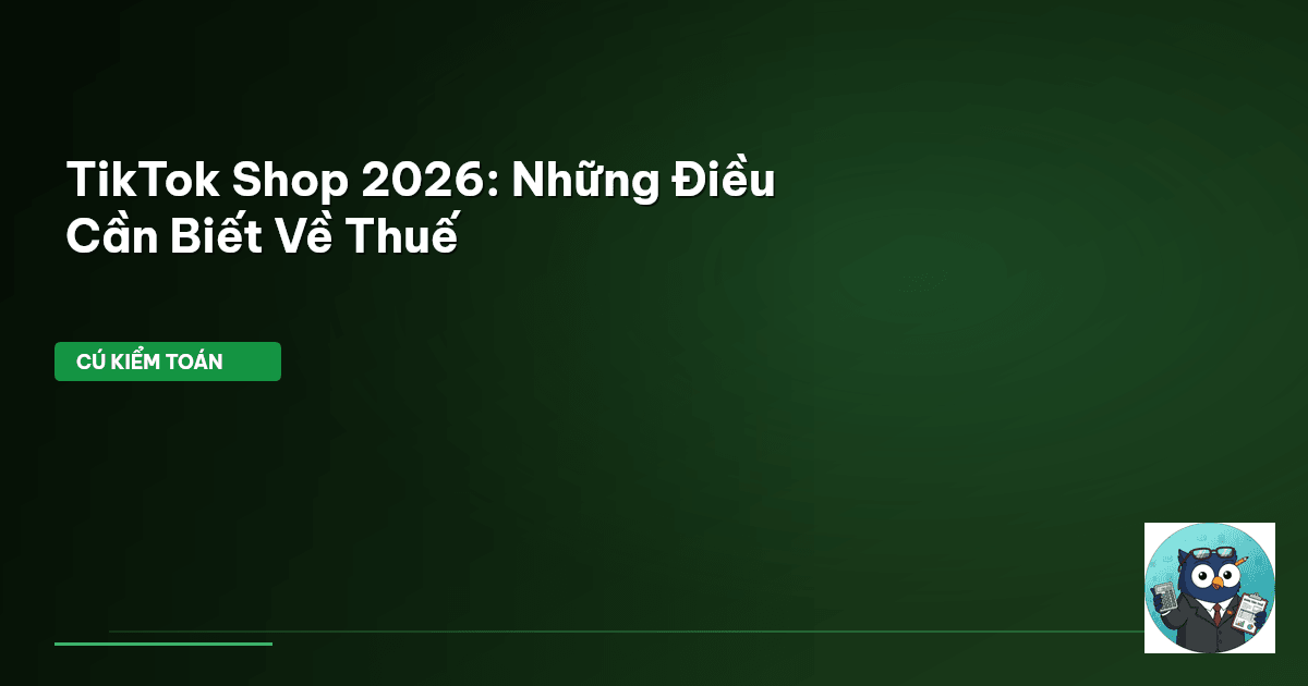 thuế tiktok shop