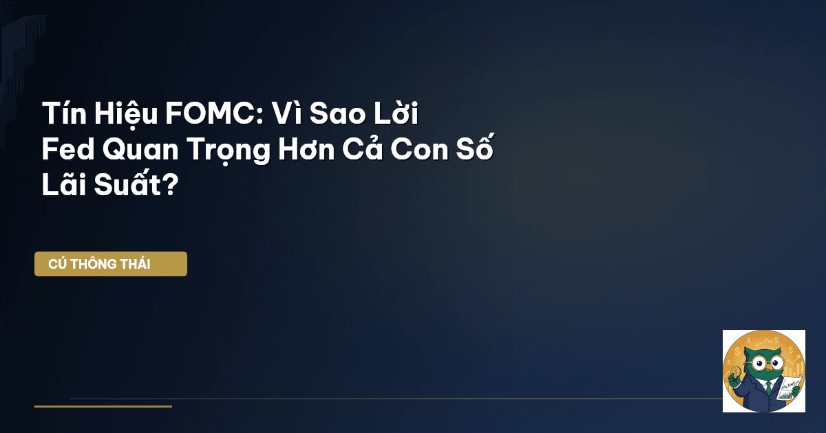 Tín Hiệu FOMC: Vì Sao Lời Fed Quan Trọng Hơn Cả Con Số Lãi Suất?