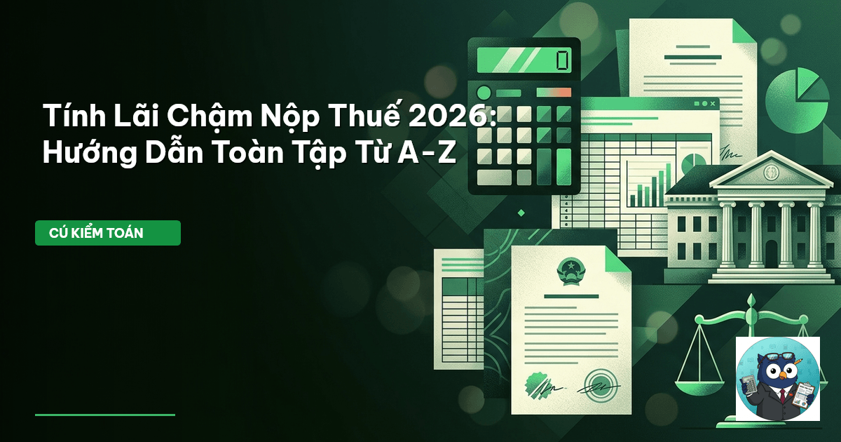 tính lãi chậm nộp thuế