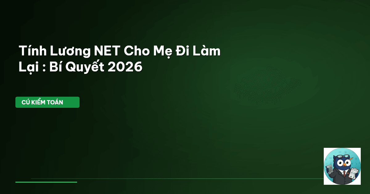 tính lương net