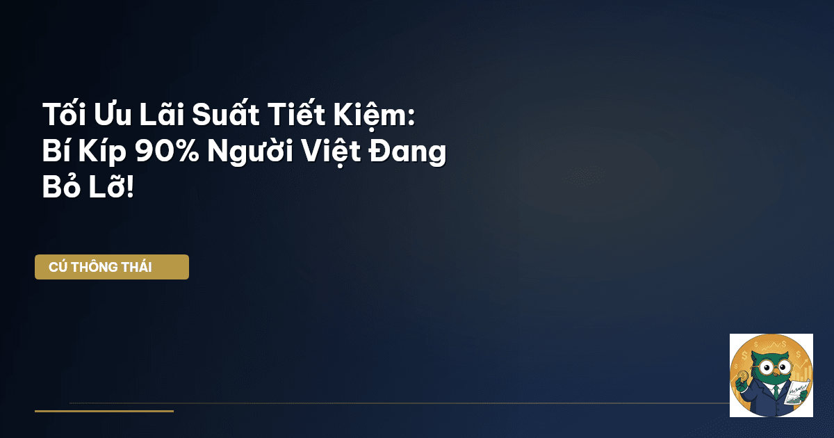 Tối Ưu Lãi Suất Tiết Kiệm: Bí Kíp 90% Người Việt Đang Bỏ Lỡ!