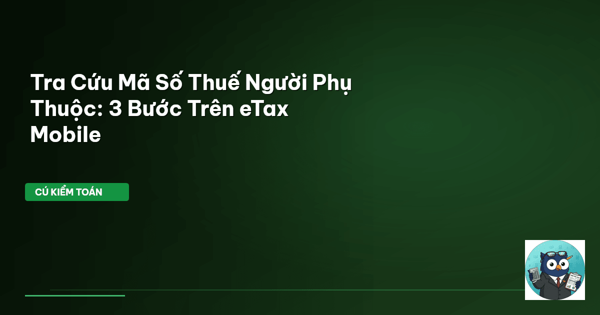 tra cứu mã số thuế