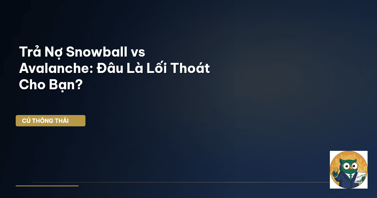 Trả Nợ Snowball vs Avalanche: Đâu Là Lối Thoát Cho Bạn?