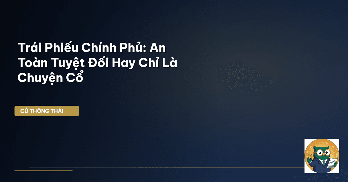 Trái Phiếu Chính Phủ: An Toàn Tuyệt Đối Hay Chỉ Là Chuyện Cổ