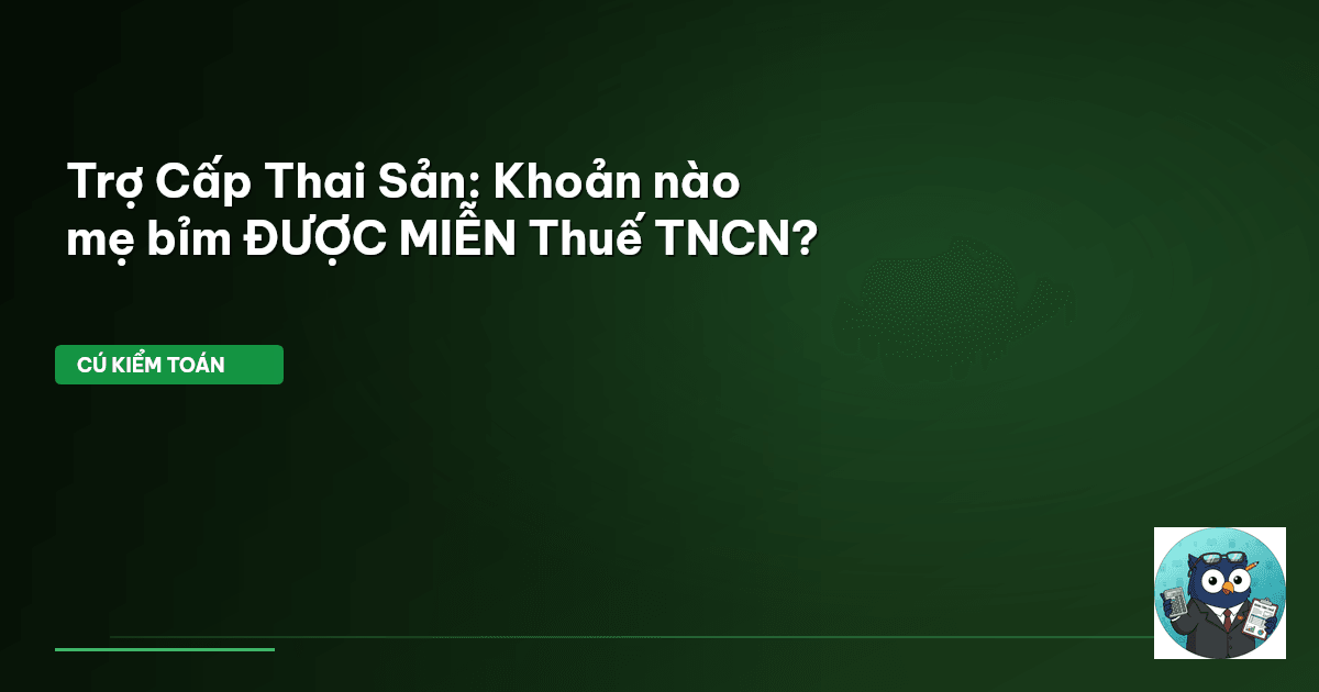 trợ cấp thai sản