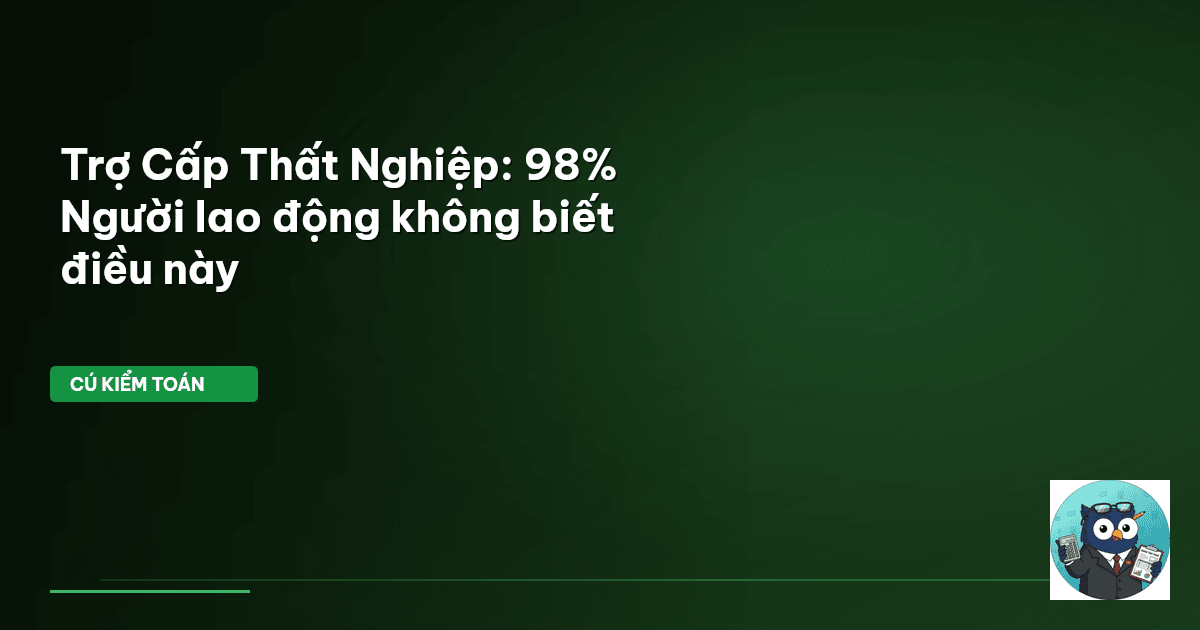 trợ cấp thất nghiệp
