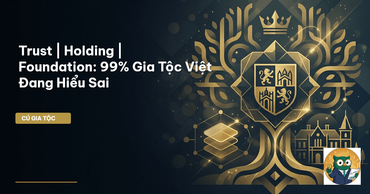 Trust | Holding | Foundation: 99% Gia Tộc Việt Đang Hiểu Sai