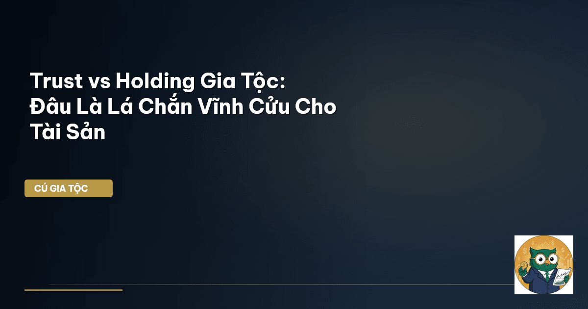Trust vs Holding Gia Tộc: Đâu Là Lá Chắn Vĩnh Cửu Cho Tài Sản