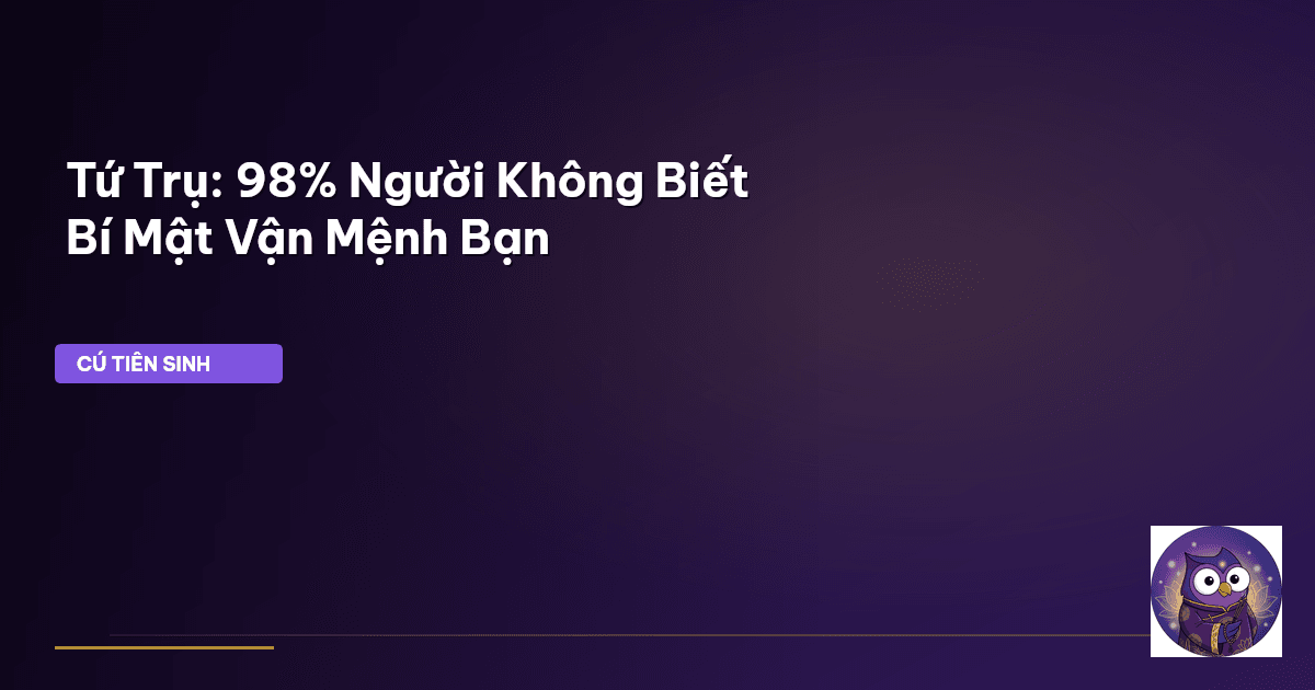 tử vi tứ trụ