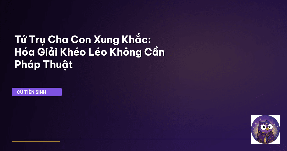 tứ trụ và con cái