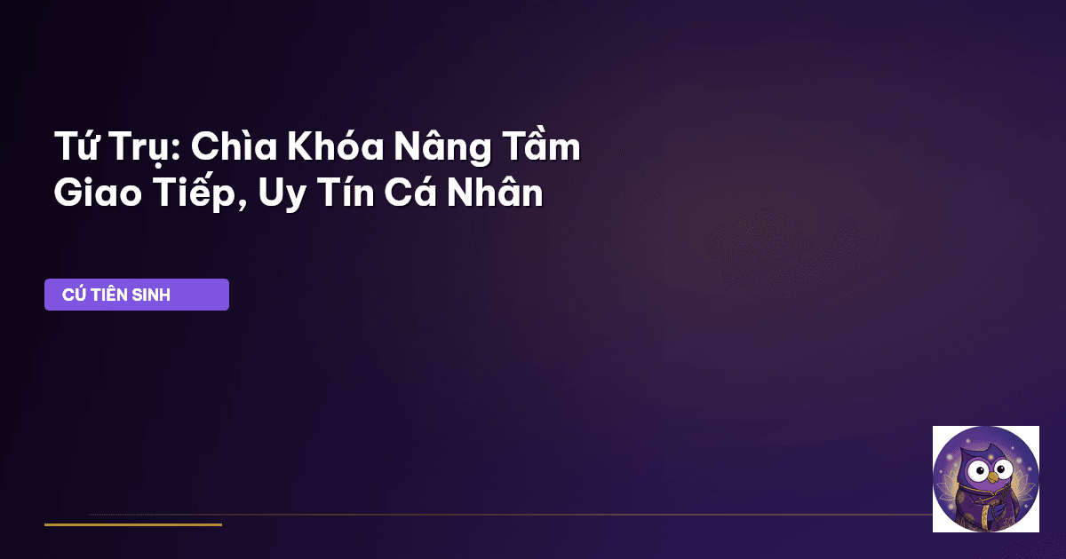 Tứ trụ