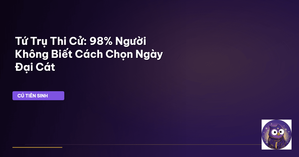 tứ trụ thi cử