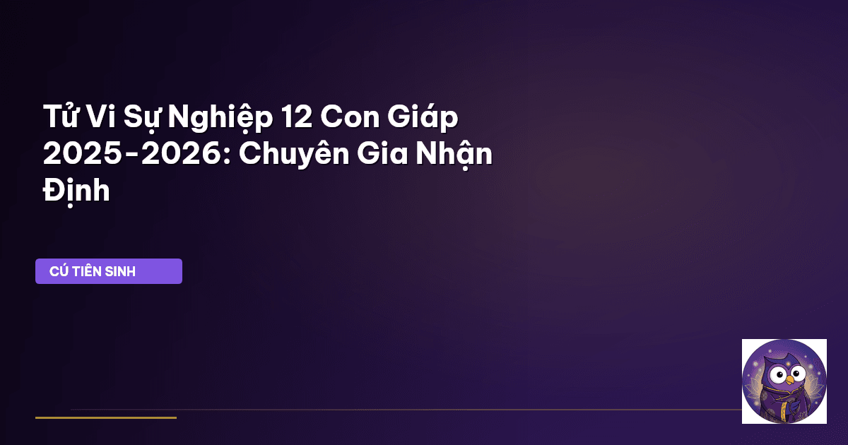 tử vi sự nghiệp
