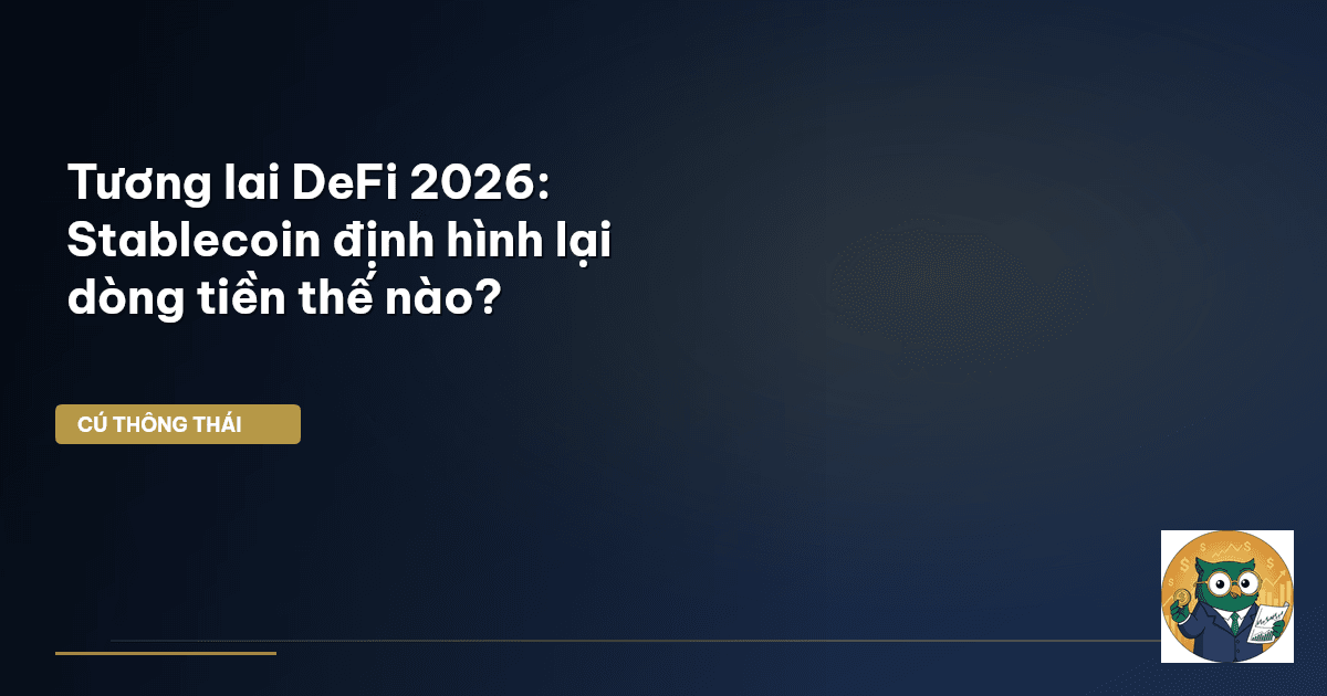 Tương lai DeFi 2026: Stablecoin định hình lại dòng tiền thế nào?