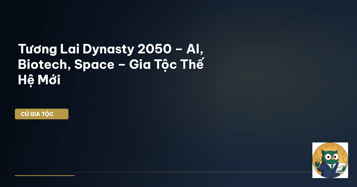 Tương Lai Dynasty 2050 – AI, Biotech, Space – Gia Tộc Thế Hệ Mới