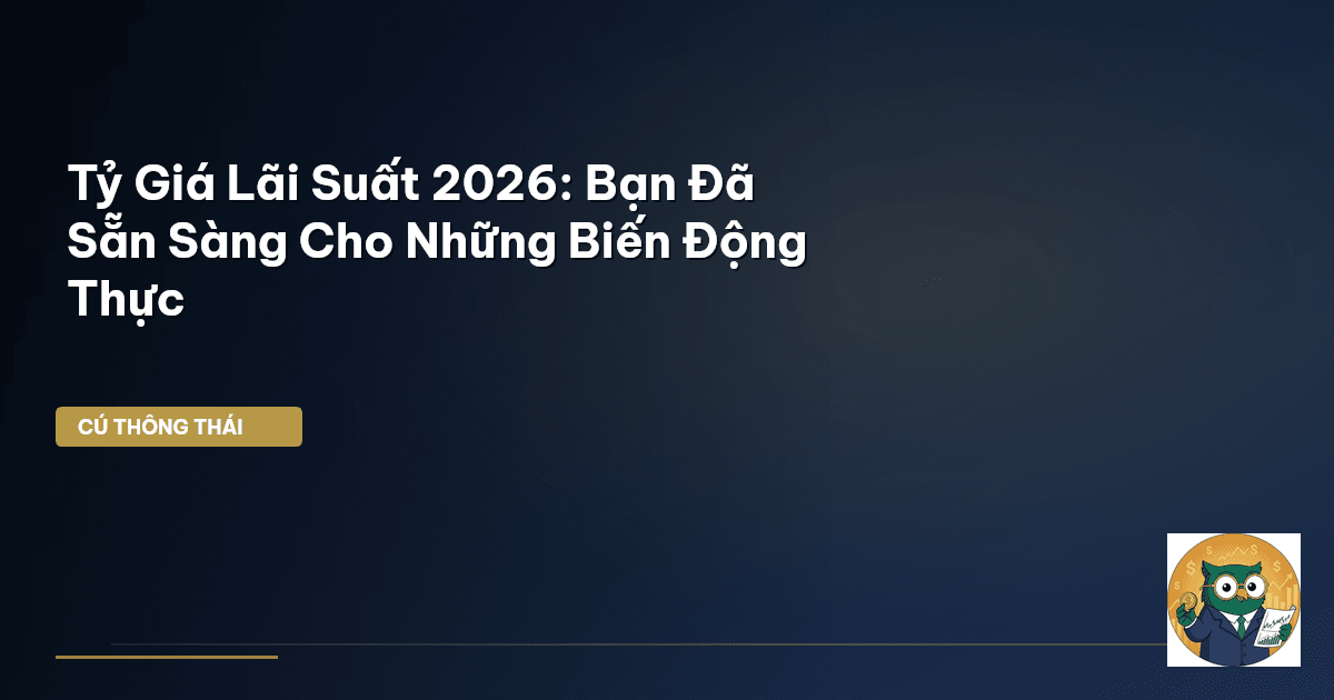Tỷ Giá Lãi Suất 2026: Bạn Đã Sẵn Sàng Cho Những Biến Động Thực