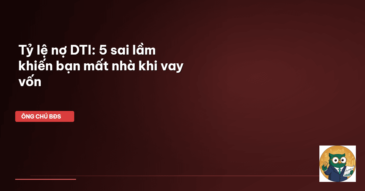 tỷ lệ nợ DTI