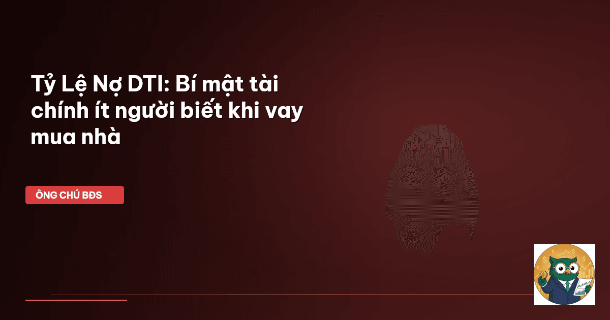 tỷ lệ nợ DTI