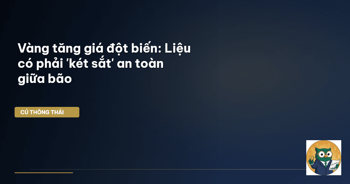 vàng tăng giá