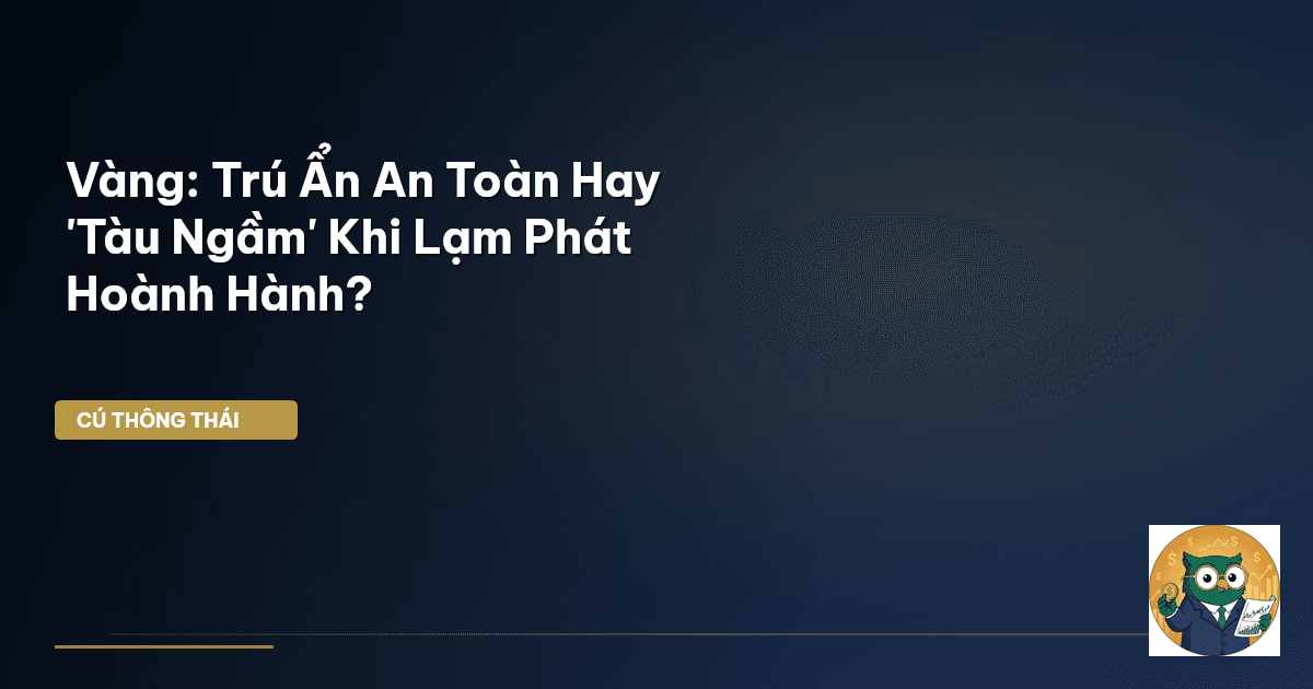Vàng: Trú Ẩn An Toàn Hay 'Tàu Ngầm' Khi Lạm Phát Hoành Hành?