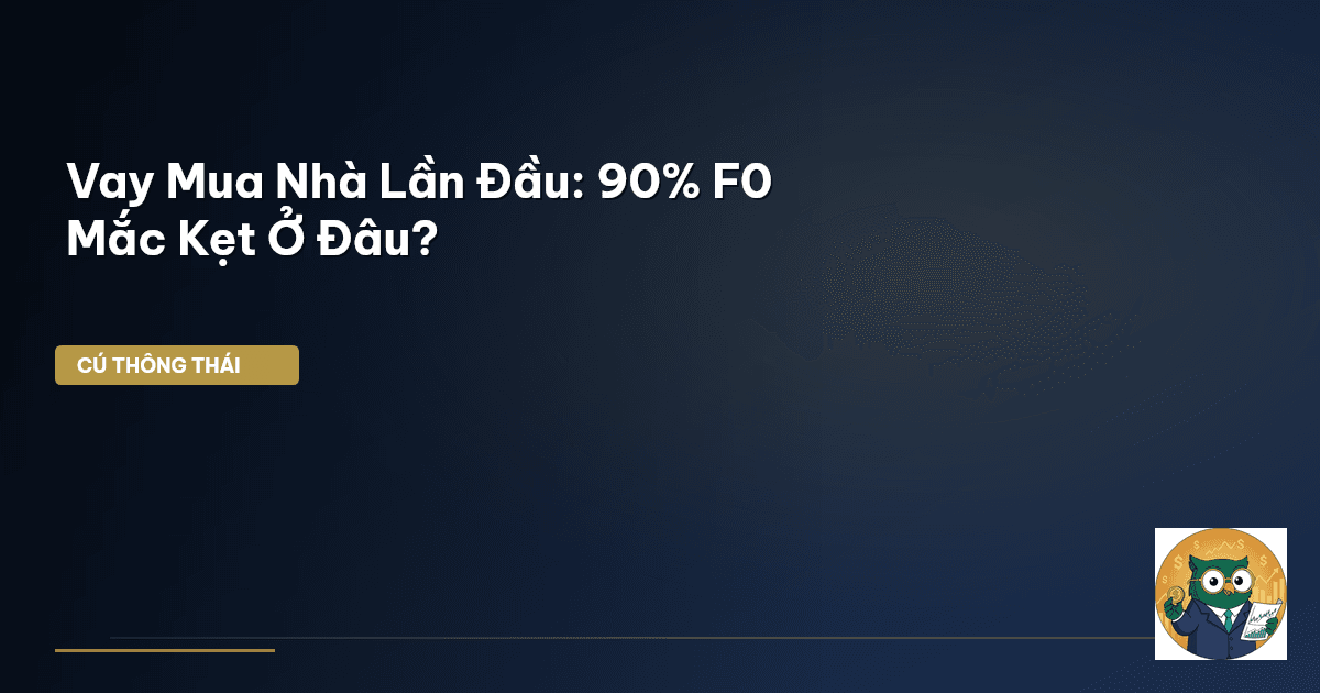 Vay Mua Nhà Lần Đầu: 90% F0 Mắc Kẹt Ở Đâu?