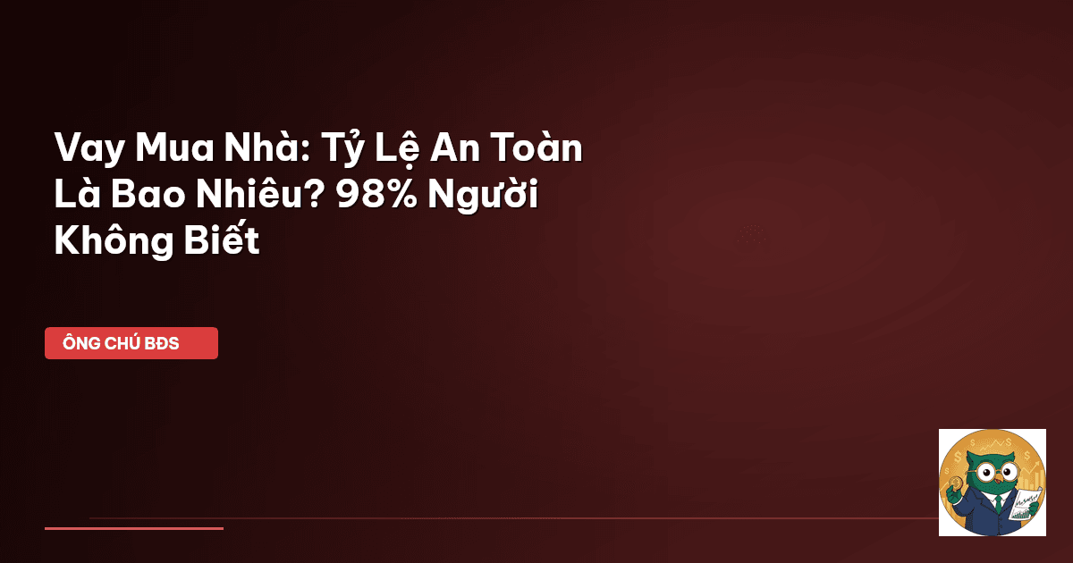 vay mua nhà an toàn