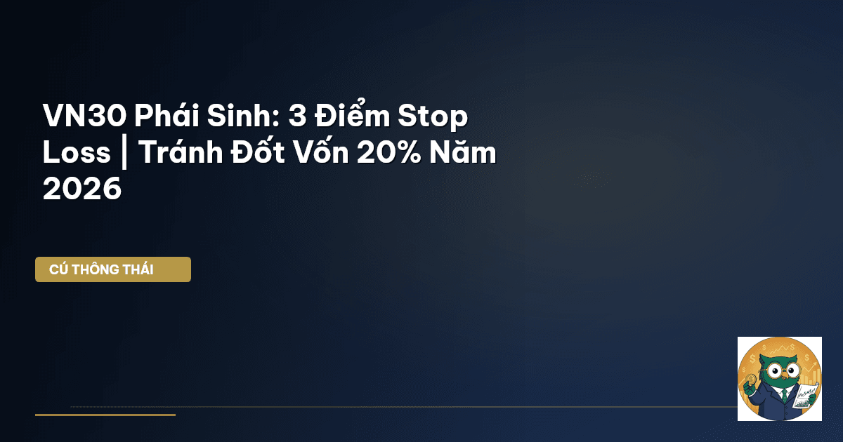 VN30 Phái Sinh: 3 Điểm Stop Loss | Tránh ‘Đốt Vốn’ 20% Năm 2026