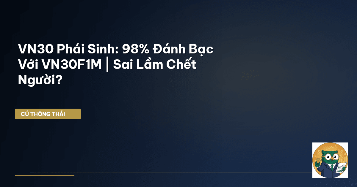 VN30 Phái Sinh: 98% Đánh Bạc Với VN30F1M | Sai Lầm Chết Người?