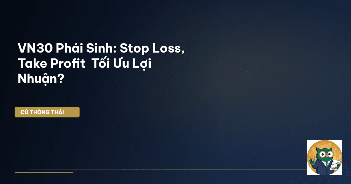VN30 Phái Sinh: Stop Loss, Take Profit – Tối Ưu Lợi Nhuận?