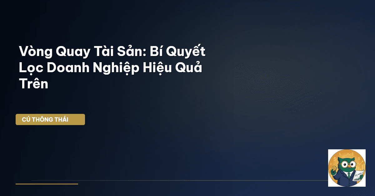 Vòng Quay Tài Sản: Bí Quyết Lọc Doanh Nghiệp Hiệu Quả Trên