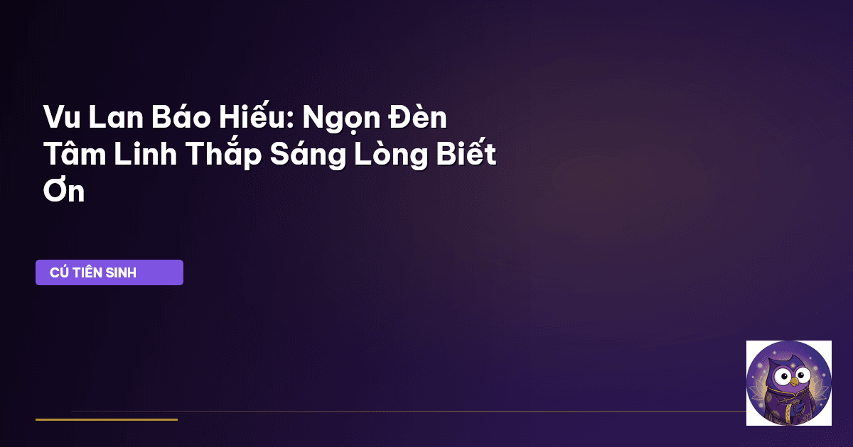 Vu Lan báo hiếu