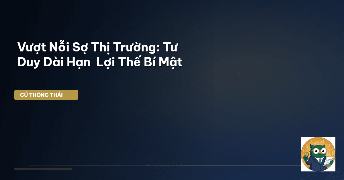 Vượt Nỗi Sợ Thị Trường: Tư Duy Dài Hạn & Lợi Thế Bí Mật