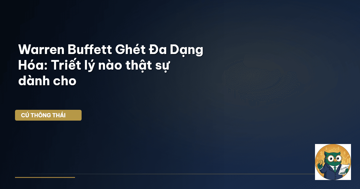 Warren Buffett Ghét Đa Dạng Hóa: Triết lý nào thật sự dành cho