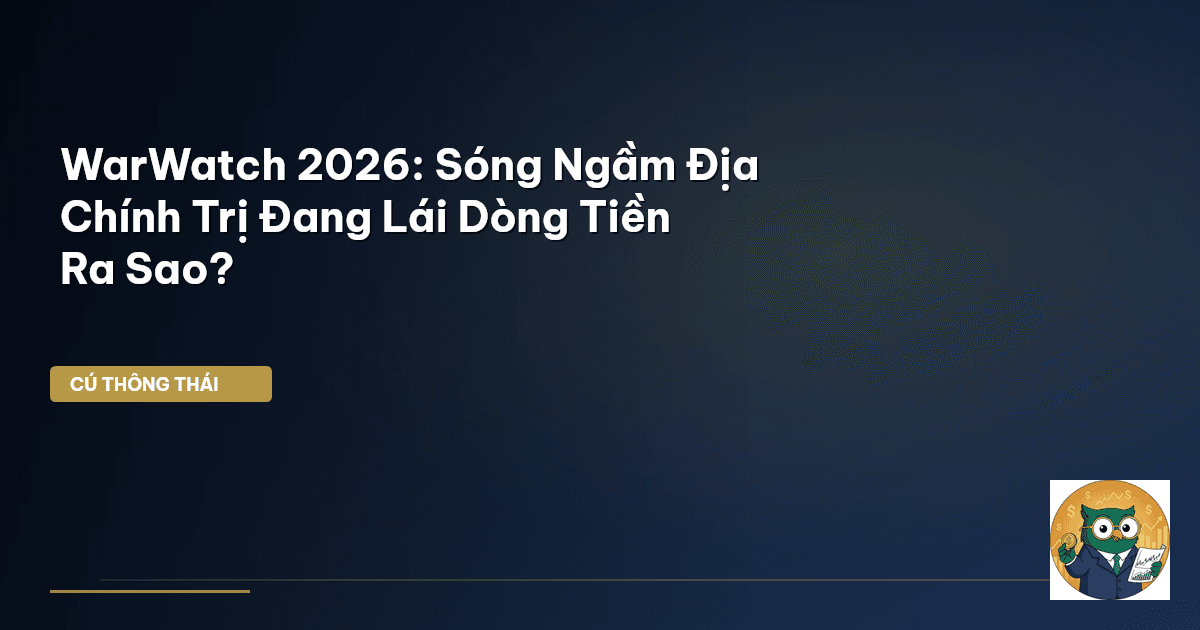 WarWatch 2026: Sóng Ngầm Địa Chính Trị Đang Lái Dòng Tiền Ra Sao?