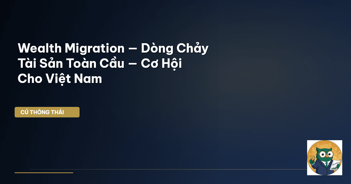 Wealth Migration — Dòng Chảy Tài Sản Toàn Cầu — Cơ Hội Cho Việt Nam