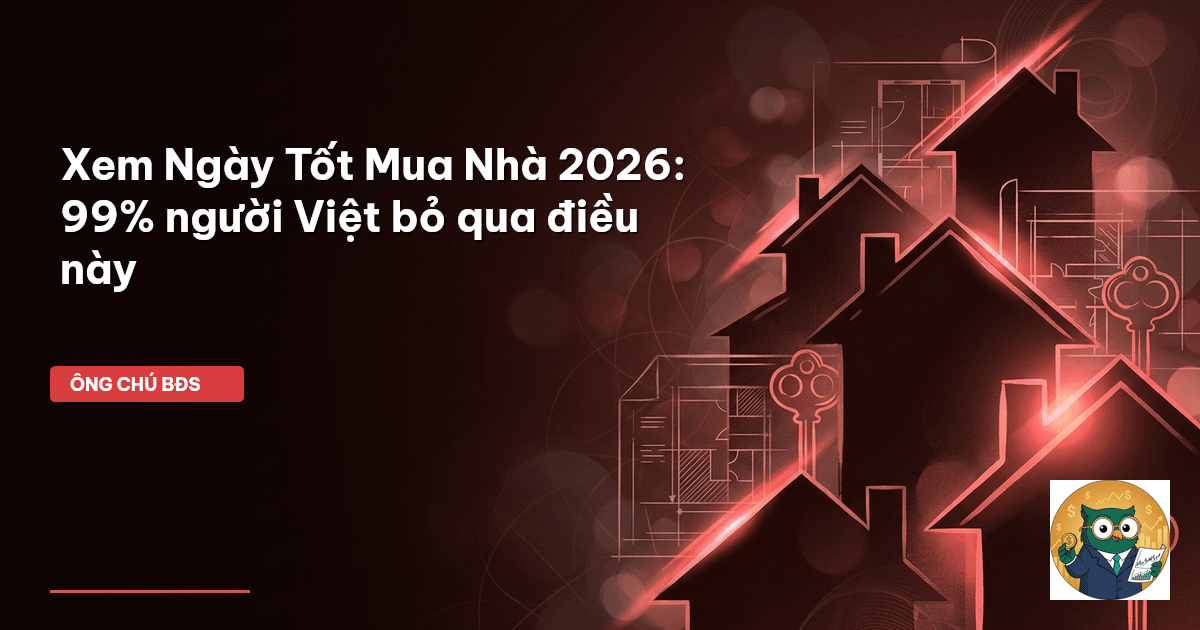 Xem Ngày Tốt Mua Nhà 2026: 99% người Việt bỏ qua điều này