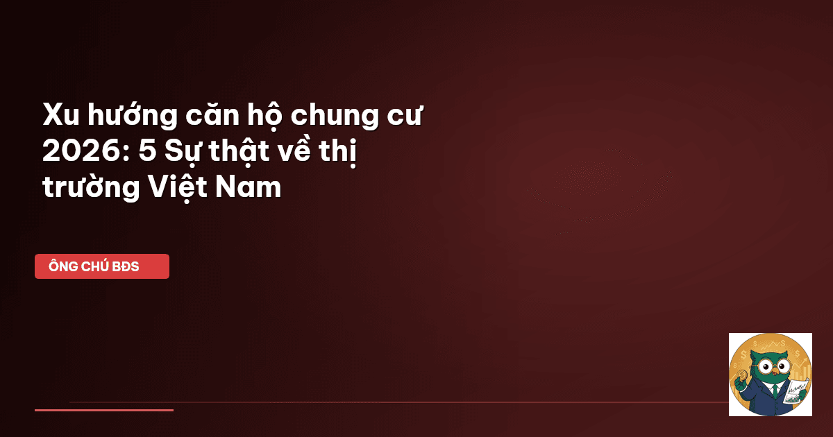 xu hướng căn hộ