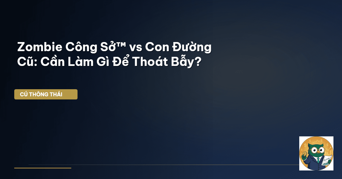 Zombie Công Sở™ vs Con Đường Cũ: Cần Làm Gì Để Thoát Bẫy?