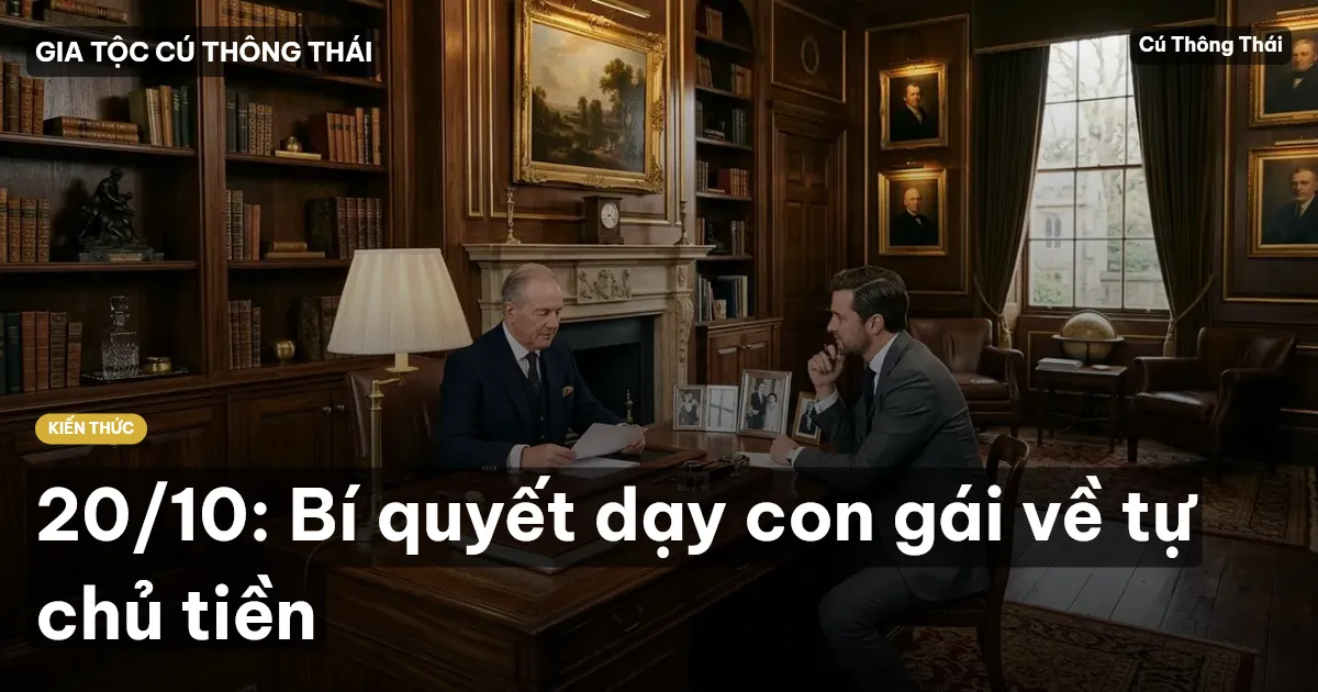 20/10: Bí quyết dạy con gái về tự chủ tiền