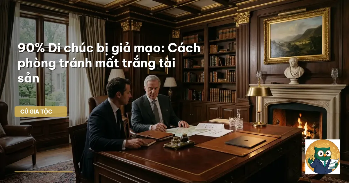 di chúc bị giả mạo
