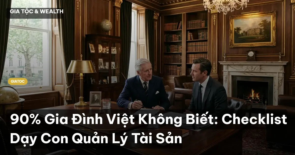 quản lý tài sản gia đình