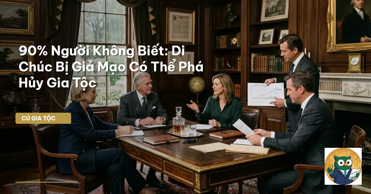 di chúc bị giả mạo