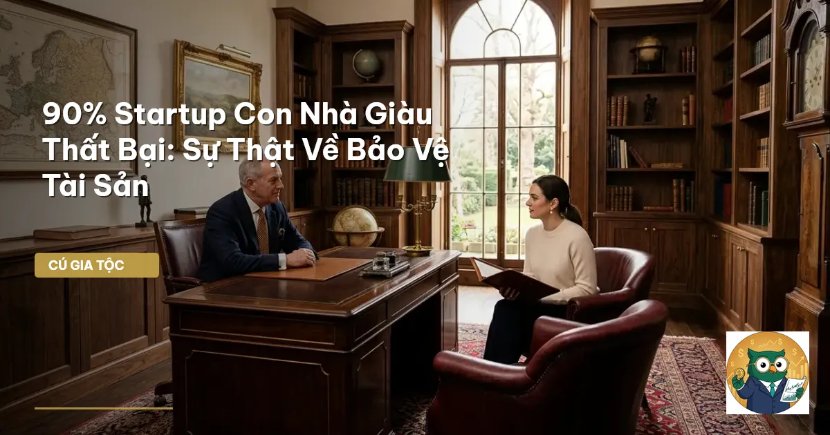 startup con nhà giàu