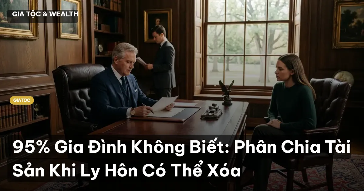 phân chia tài sản khi ly hôn