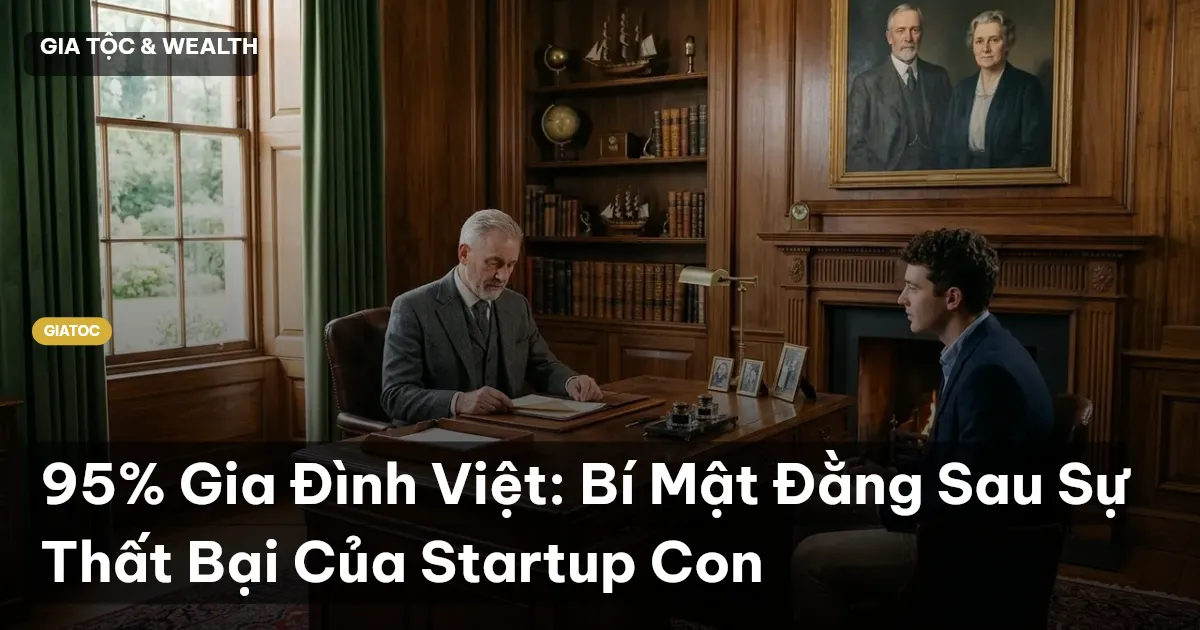 startup con nhà giàu