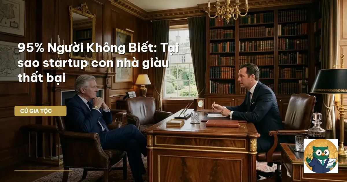 startup con nhà giàu