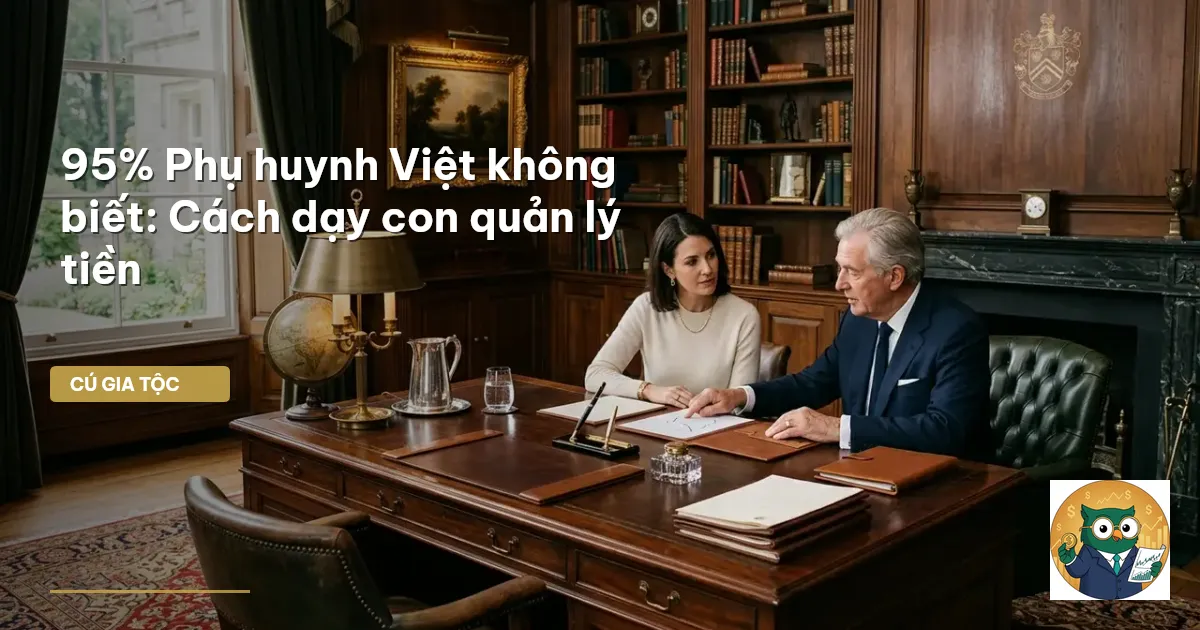 dạy con quản lý tiền