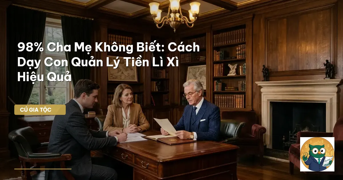 dạy con quản lý tiền