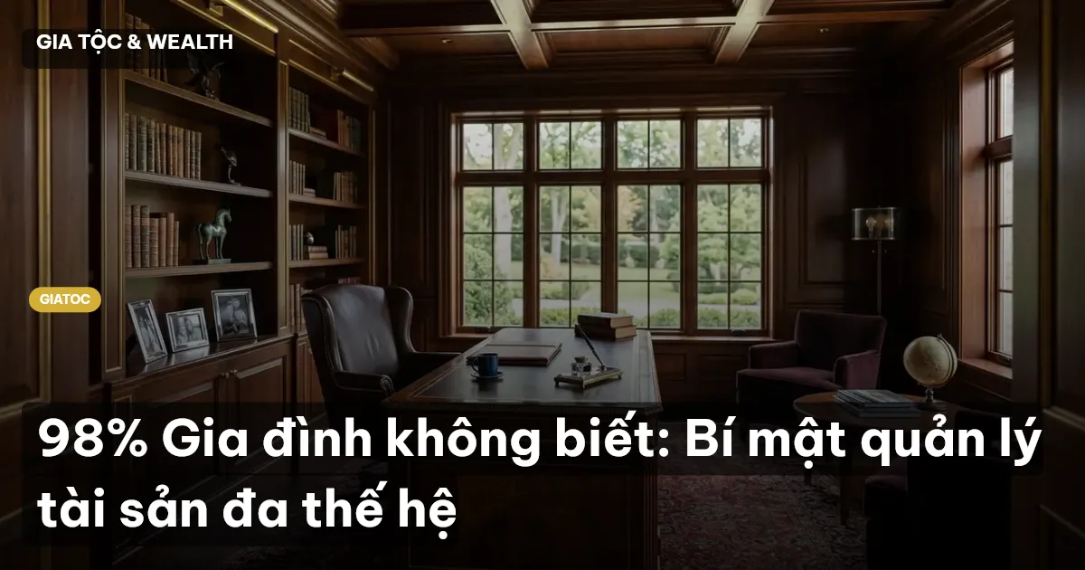 quản lý tài sản gia đình